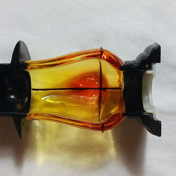 Miniature Oil Lantern Night Light Cover Wall Decor Victorian Amber Glow - Picture 3 of 6